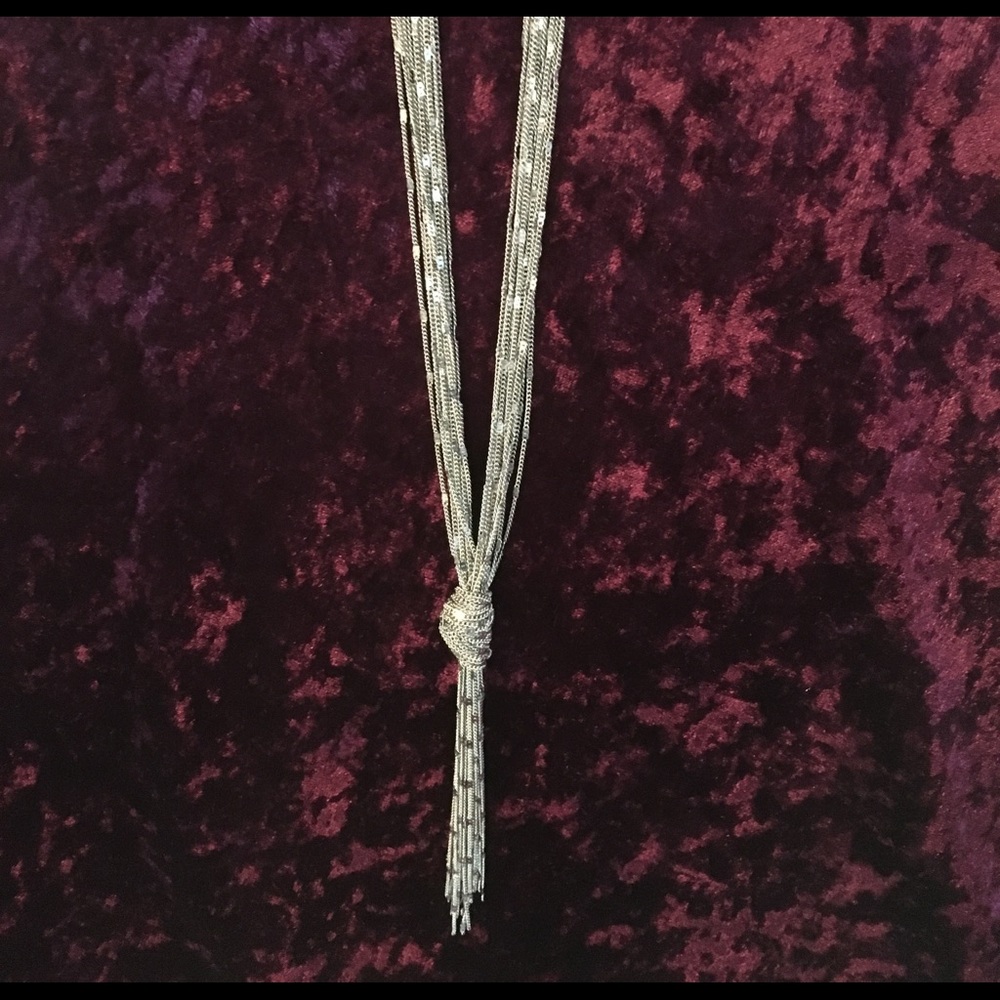 Multi Chain Knotted Necklace